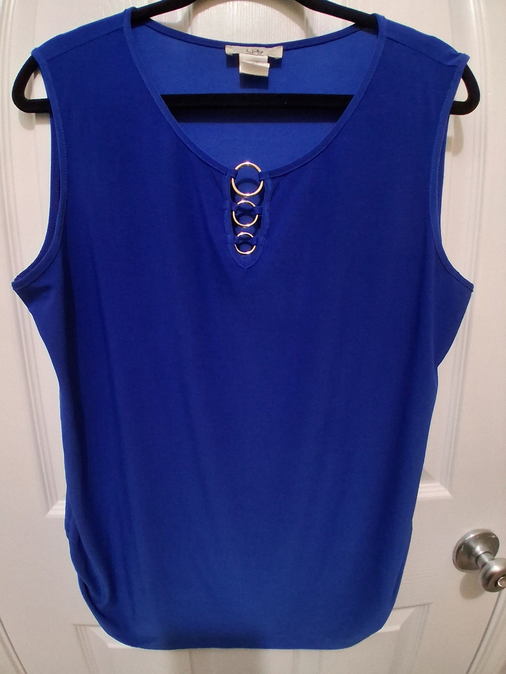 Sleeveless Royal Blue Women's Top
